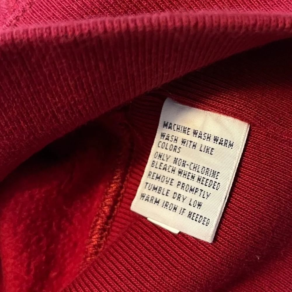 Polo Ralph Lauren vintage men thick 2XL crew neck small pony wide wrist shirt